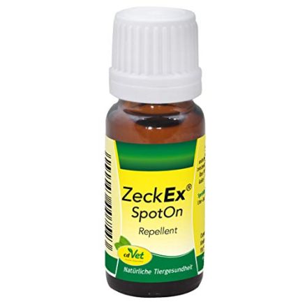 cdVet ZeckEx SpotOn rein pflanzliches Zeckenmittel 10 ml - natürlicher Zeckenschutz ohne Chemie für Hunde, Katzen und alle Wirbeltiere, 754